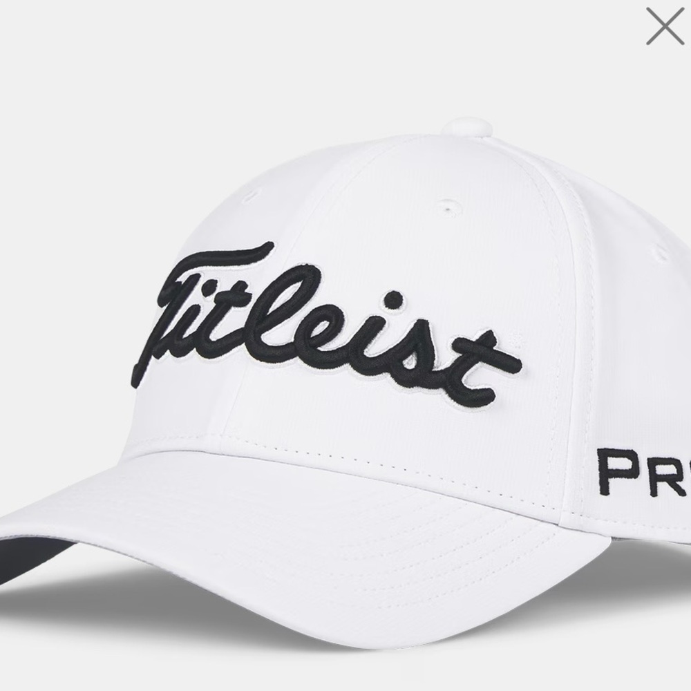 Titleist Tour Performance 2022 Golf Hat Adjustable Cap White